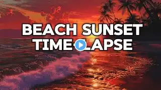 Beach Sunset Time-Lapse | Fascinating Sunset | Time Lapse Short Video