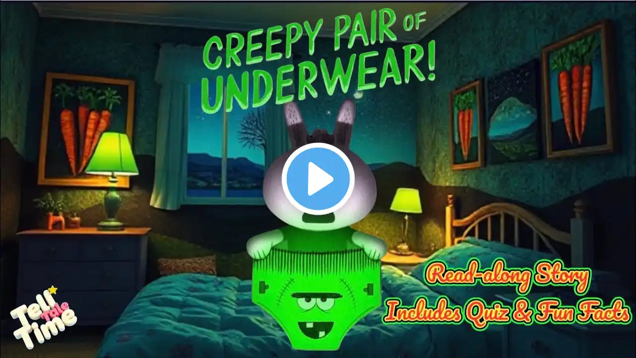 Read-along Kid's Story | Creepy Pair of Underwear | Includes Quiz & Fun Facts