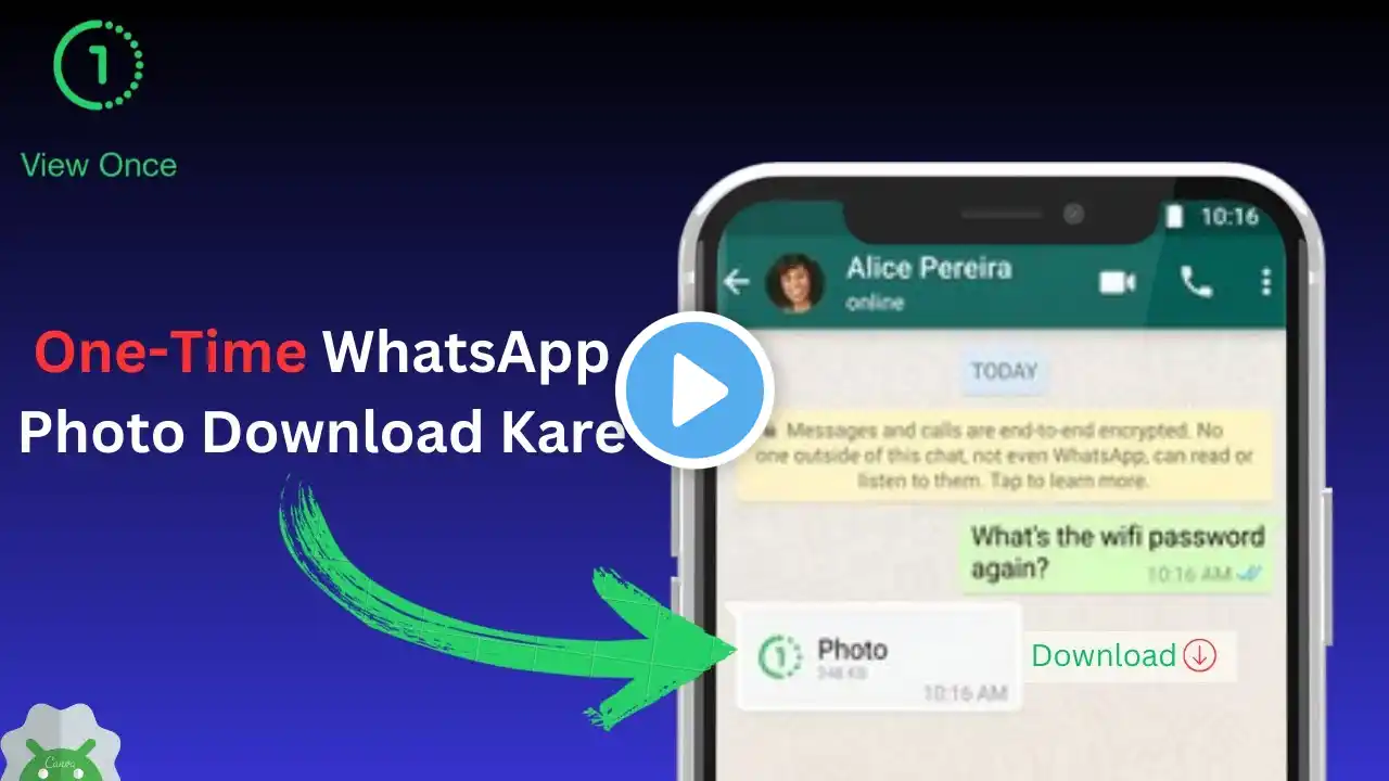 View-Once WhatsApp Photo Kaise Download Kare (2025): Dobara photo kaise dekhe | Save to gallery