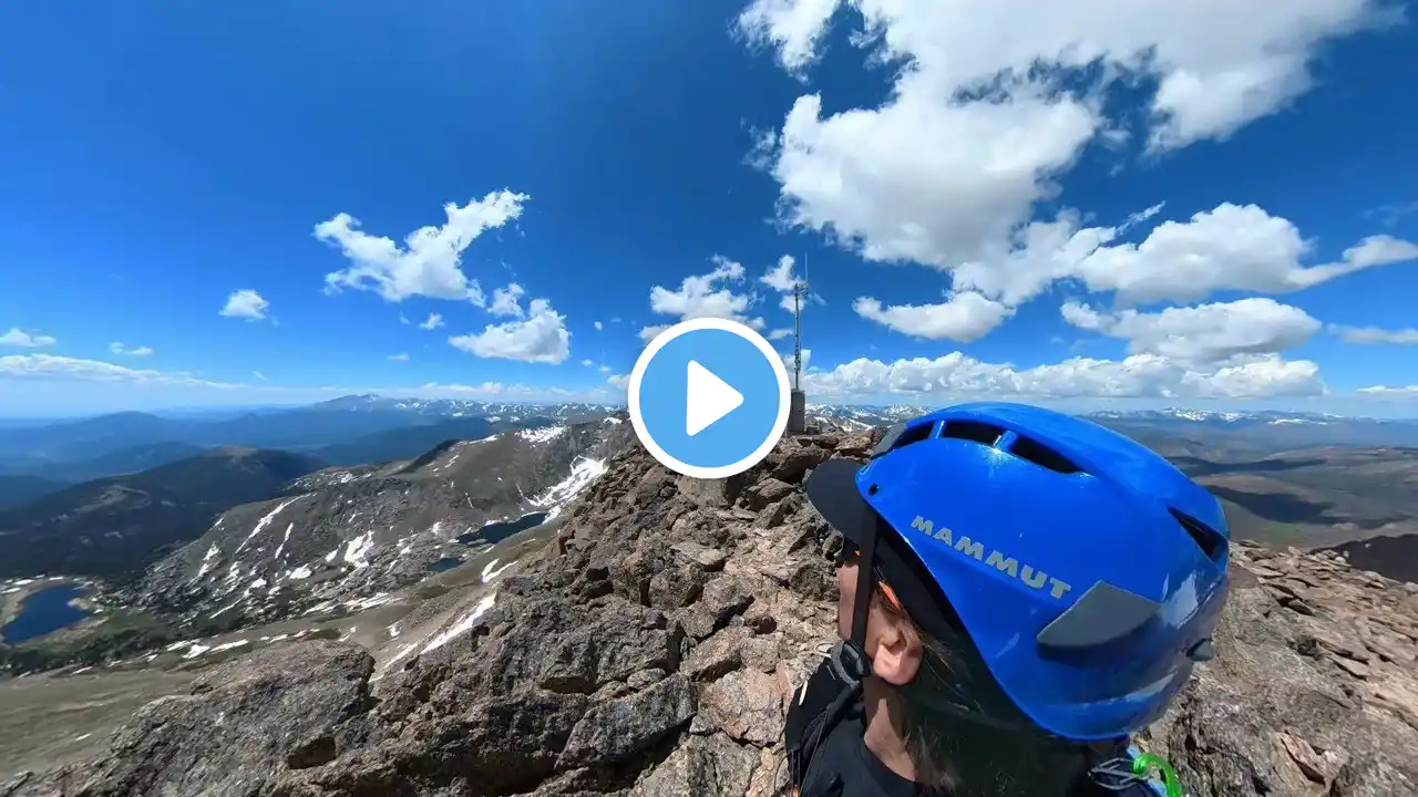 RMNP's Mummy Mtn. and Hagues Peak - RAW 360-DEGREE TRAIL VIDEO