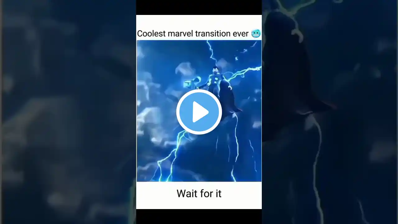 Coolest Marvel Transition Ever 🥶 🔥 #short #viralshorts #marvel #transition #marvelstatus #status