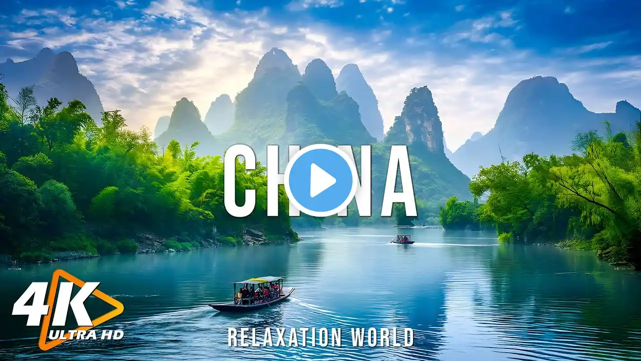 China 4K - Exploring the Stunning Landscapes with Calming Piano Music | Scenic Nature in Ultra HD