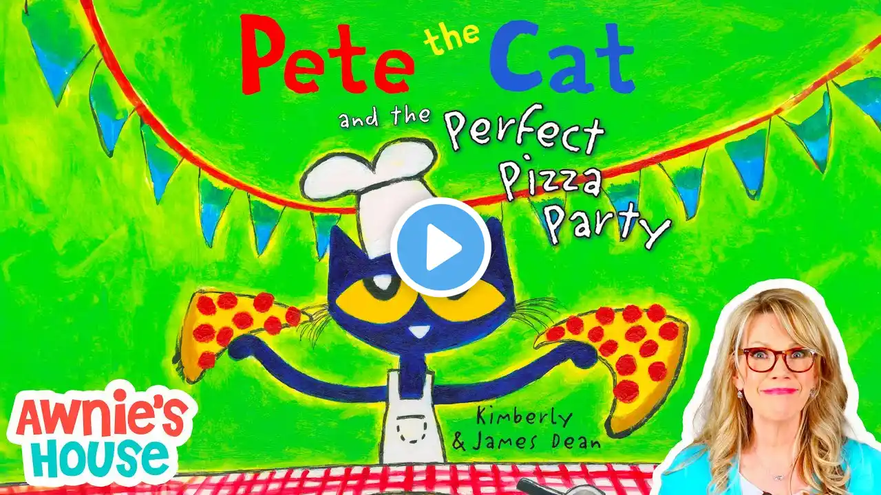 🍕 PETE THE CAT AND THE PERFECT PIZZA PARTY 🎸 A Fun Read-Aloud Story for Kids!