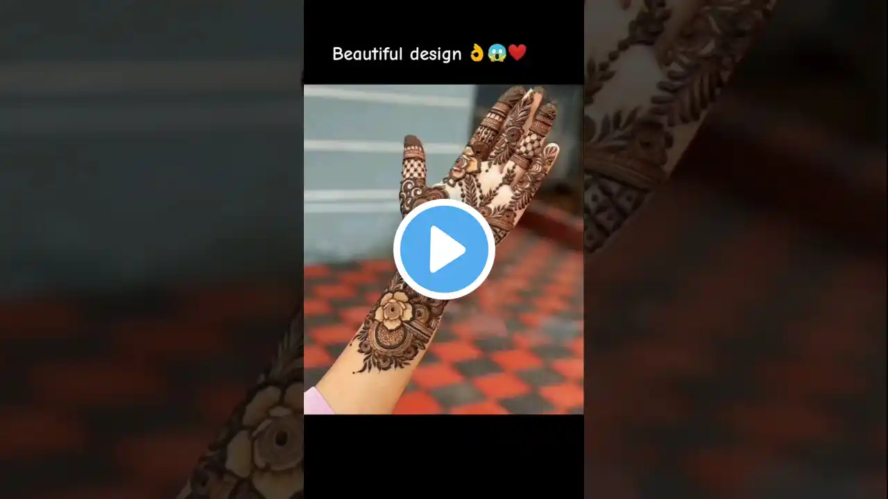 holi special mehndi design 😍👌 simple #shortvideo#holispecial#stylish#hennadesign youtube shorts