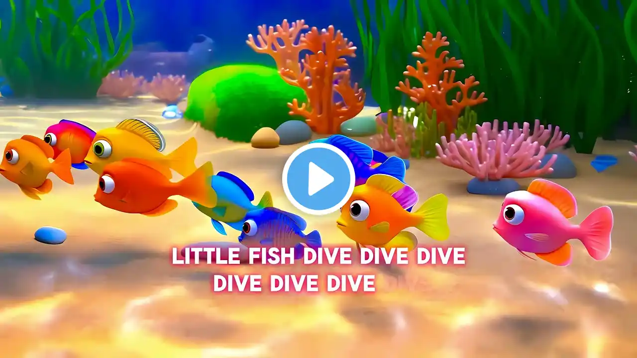 Little Fish Swim, Swim, Swim | Kids Song | Songs for Children | Nursery Rhymes