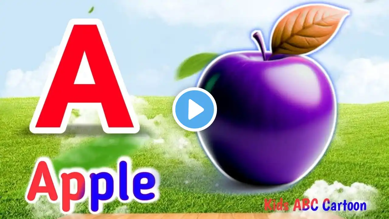 Phonics Song 2 with TWO Words in 3D - A For Airplane - ABC Alphabet Songs B04