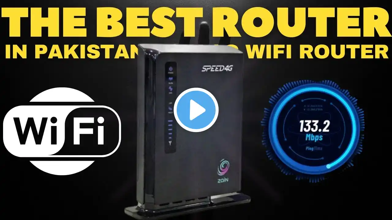 Speed 4g Wifi Router Boosting internet Speed in Pakistan