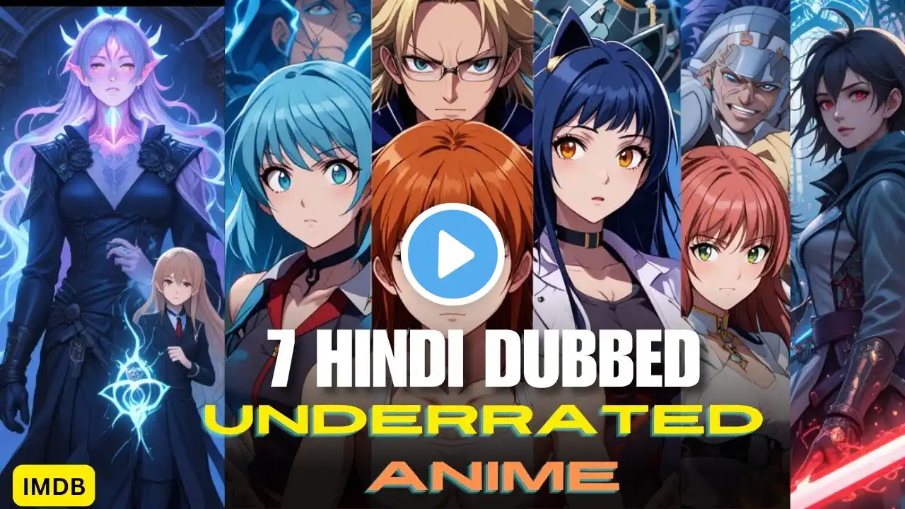 7 BEST HIGH RATING ANIME SERIES OF 2025 HINDI DUBBED