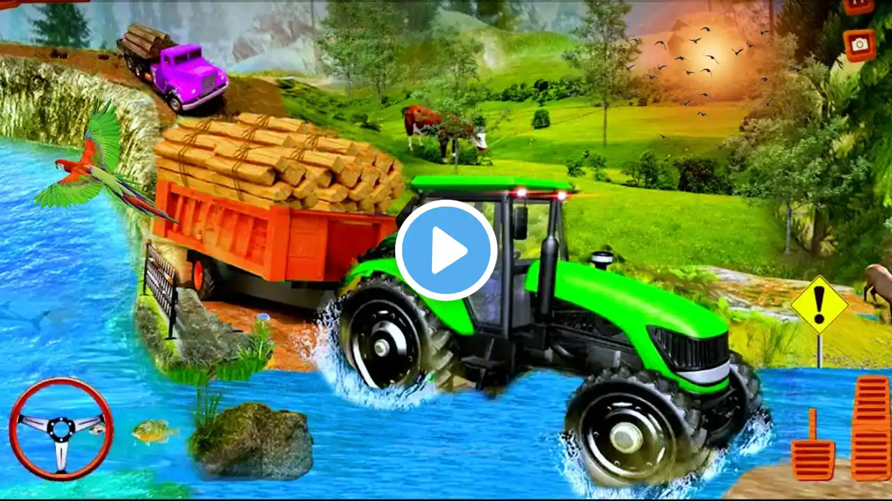 Indian Tractor Transport Simulator 3D Game || Android Gameplay