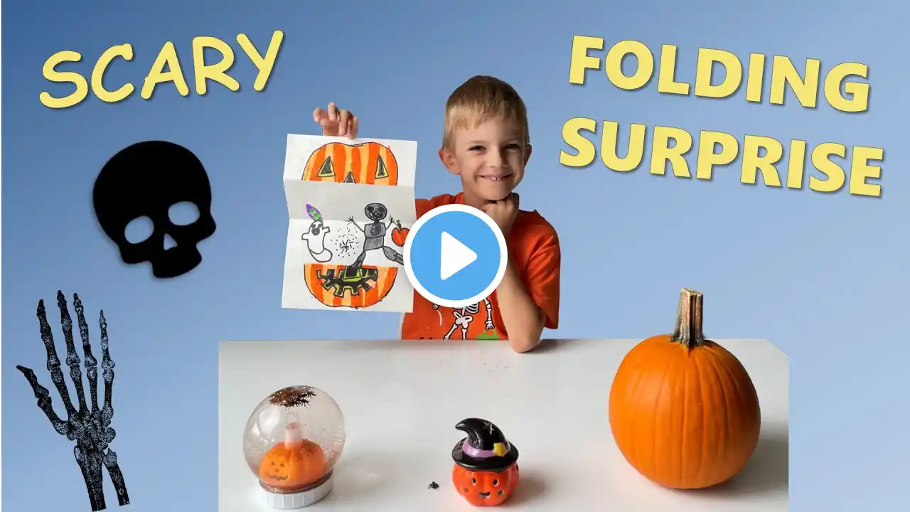 🎃 👻💀 Halloween Pumpkin Folding Surprise