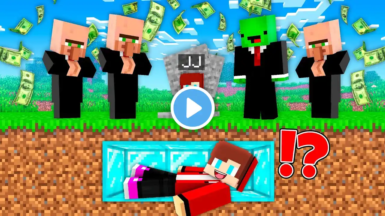 How JJ and Mikey BURIED ALIVE in Minecraft Challenge - Maizen