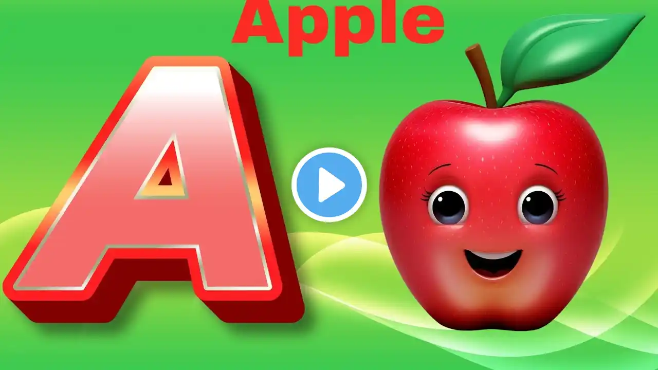 English alphabet |Learn Alphabet A to Z | ABC Preschool Book Learning A for APPLE Phonics Songs