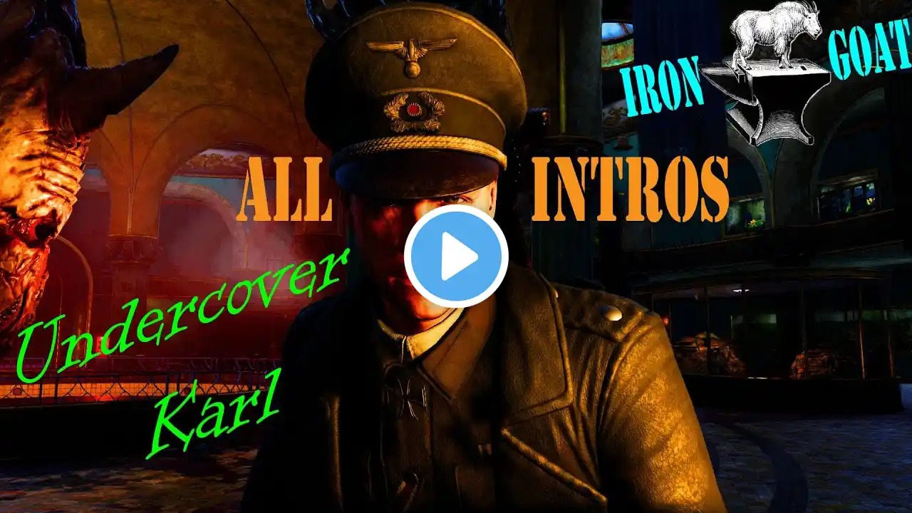 Zombie Army 4: Dead War - All Intro Cutscenes - Undercover Karl