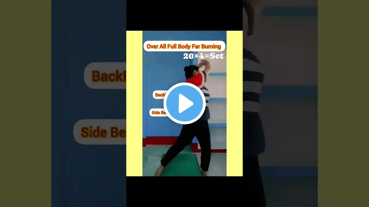 Slim Back Fat and Side Belly fat Exercise 🔥✅️ / #weightloss #trending #shorts #ytstudio #viral