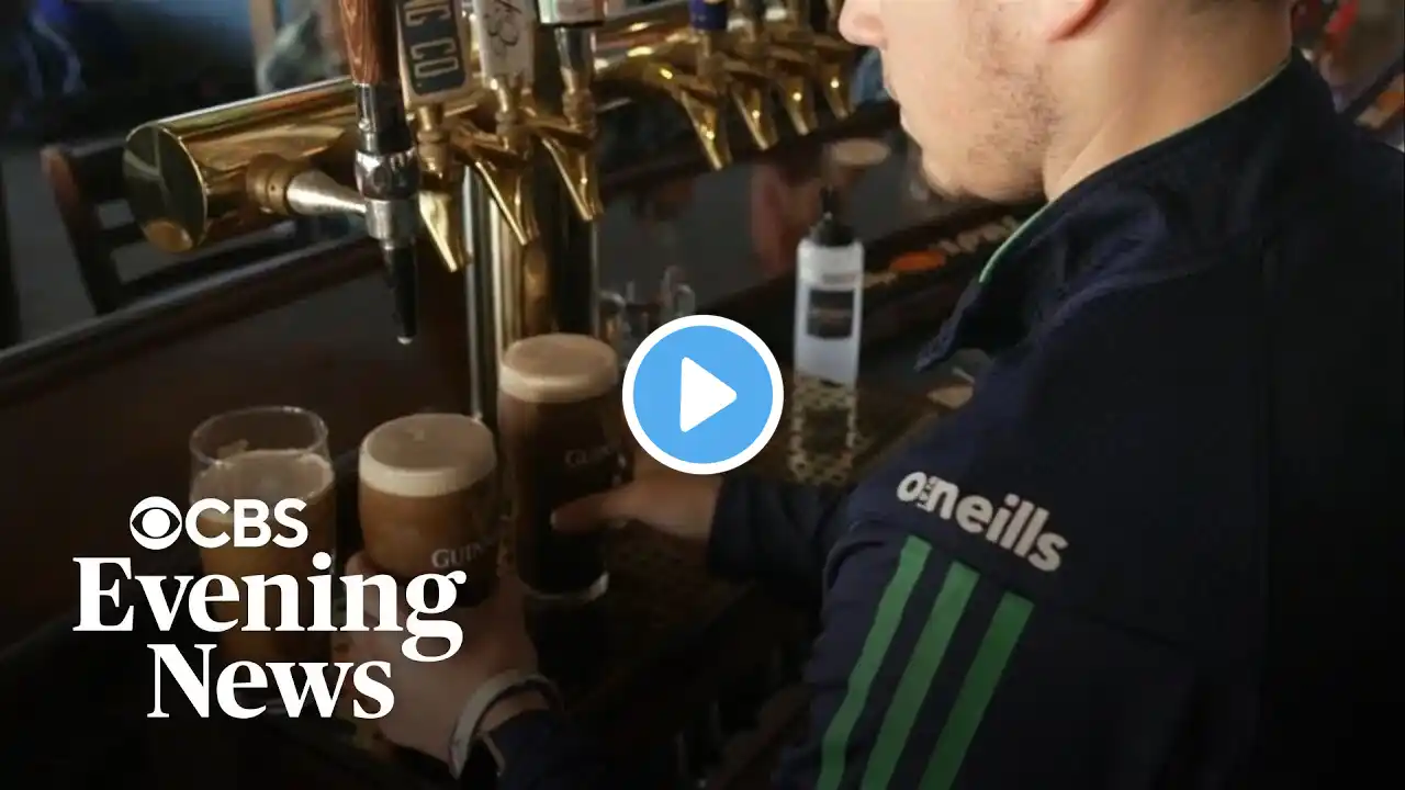 Irish pub owner reacts to Trump's tariff threats on European alcohol