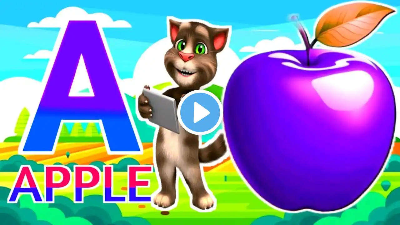 Phonics Sounds of Alphabets A to Z in English - A For Airplane - ABC Alphabet Songs with kids