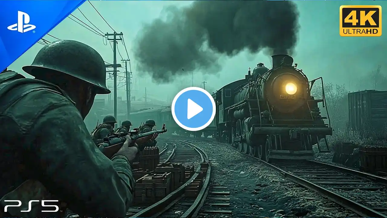 STOP THE TRAIN (PS5) | Realistic ULTRA Graphics Gameplay [4K60FPSHDR] Call of Duty