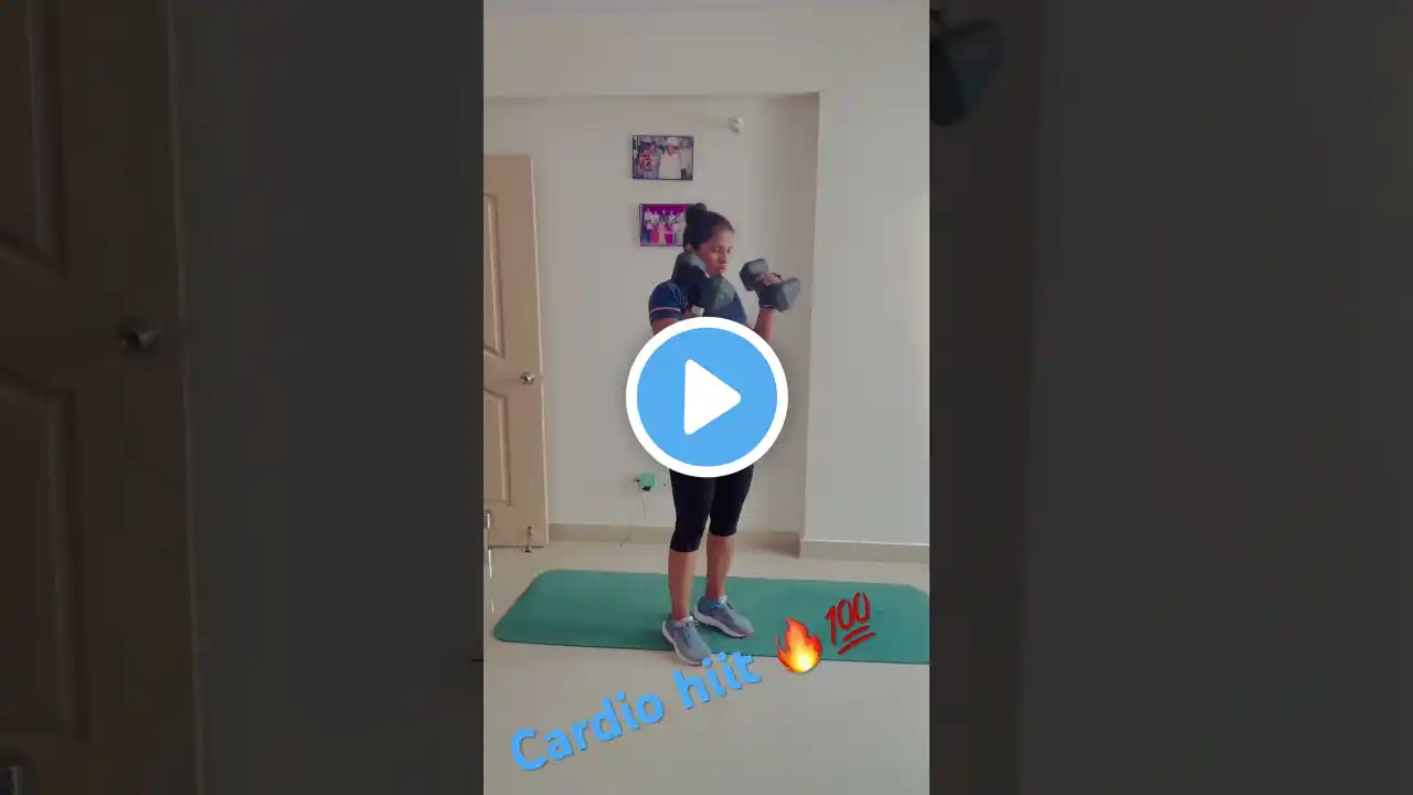 Cardio hiit 🔥💯🏋️‍♀️💪❤️😍#viral #shorts #trending #weightloss #youtubeshorts #trendingshorts