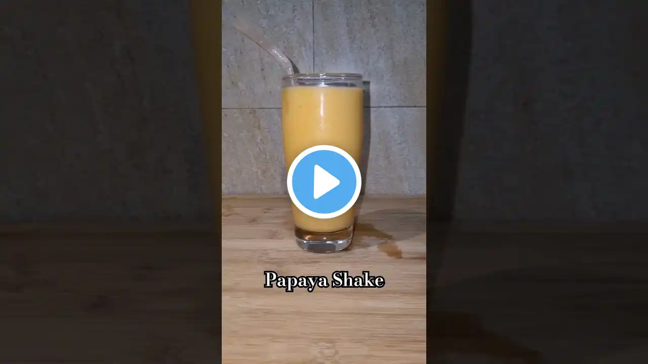 Papaya Shake ❤️ #shorts #shake  #papayashake #youtubeshorts #short