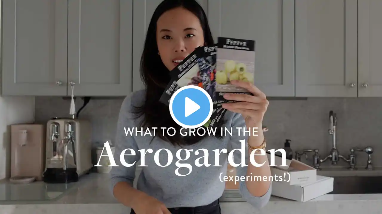 BEST PLANTS for the AEROGARDEN using the grow anything kit! (peppers, tomatoes, lettuces + herbs)