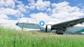 Airplane Emergency Landing at Airport Eps 0815