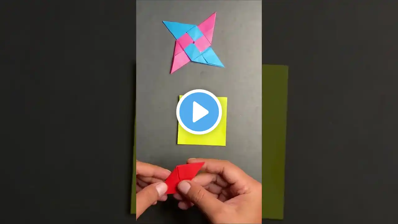 How to Make a Origami Ninja Star Paper Shuriken #origamieasy #shorts #yearofyou