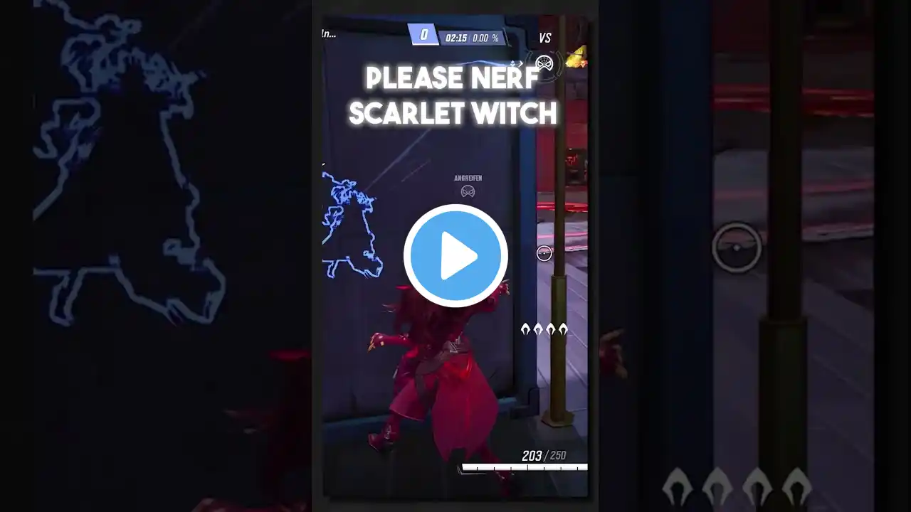 Please NERF Scarlet Witch in Marvel Rivals #shorts