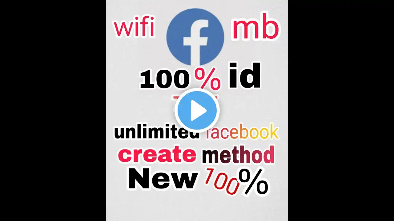 Unlimited Facebook New create method.১০০% আইডি হবে। #onlinetechcircle আনলিমিটেড ফেসবুক হবে। ২০২৫