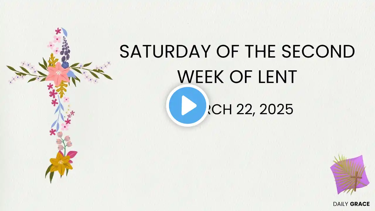 Daily Bible Readings | March 22, 2025 | Holy Mass Readings | Catholic Bible Reading English