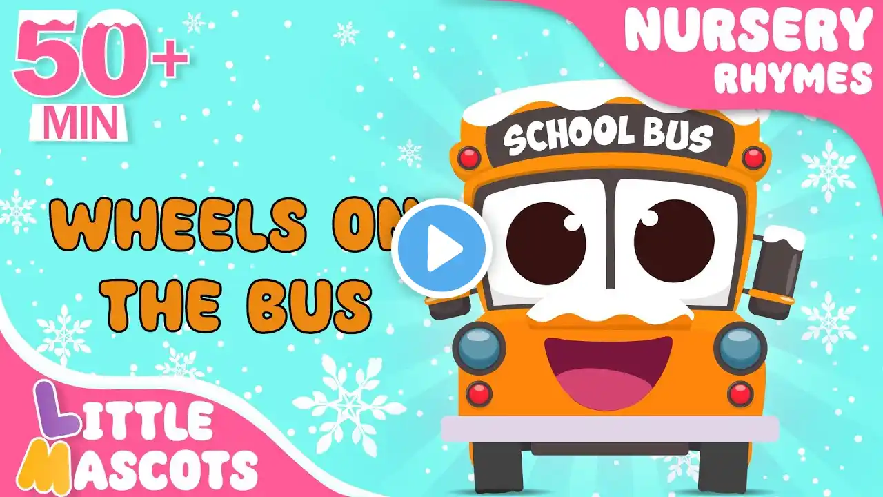 Beep Beep!! Wheels on The Bus 🚌| Compilation For Kids | Little Mascots Nursery Rhymes & Kids Songs