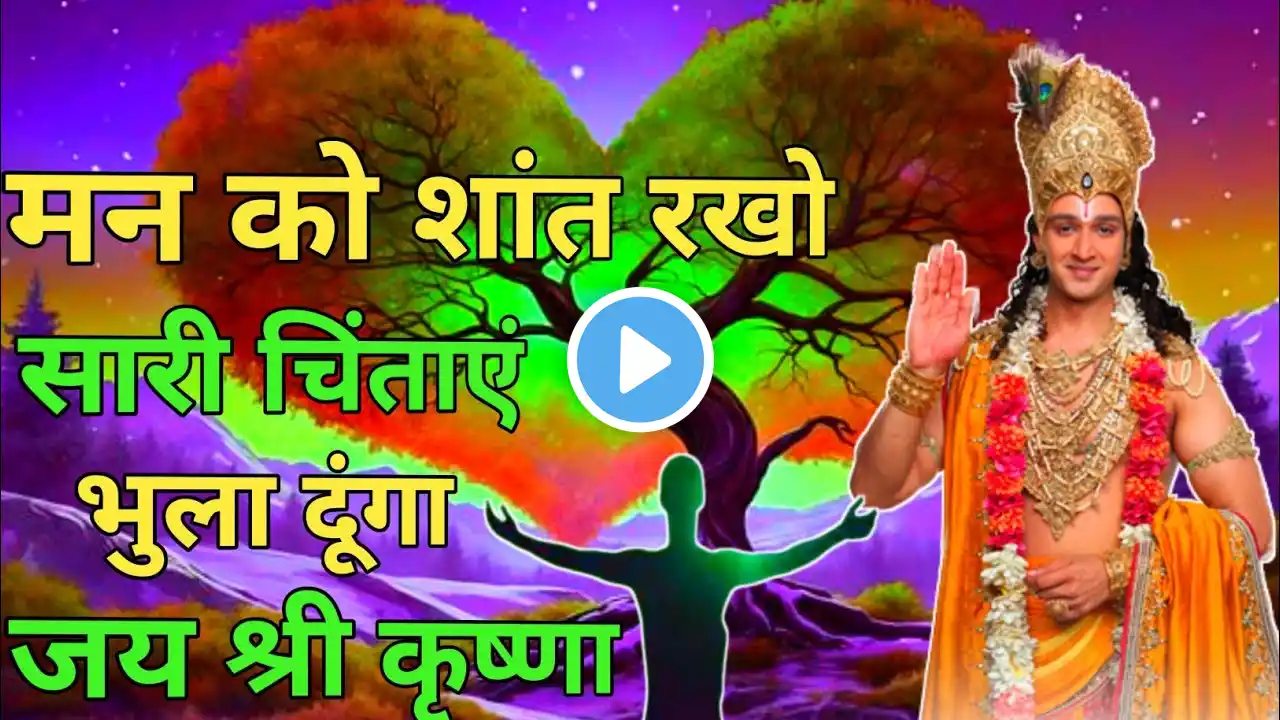 धैर्य रख, तेरी सारी चिंताएं भुला दूंगा | Best krishna motivation speech #krishna #motivation #geeta