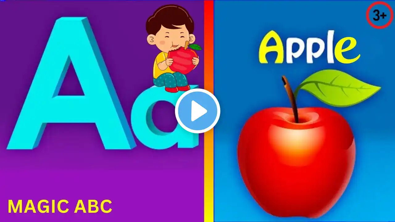 Phonics Song 2 with TWO Words in 3D - A For Airplane - ABC Alphabet Songs & Sounds 75