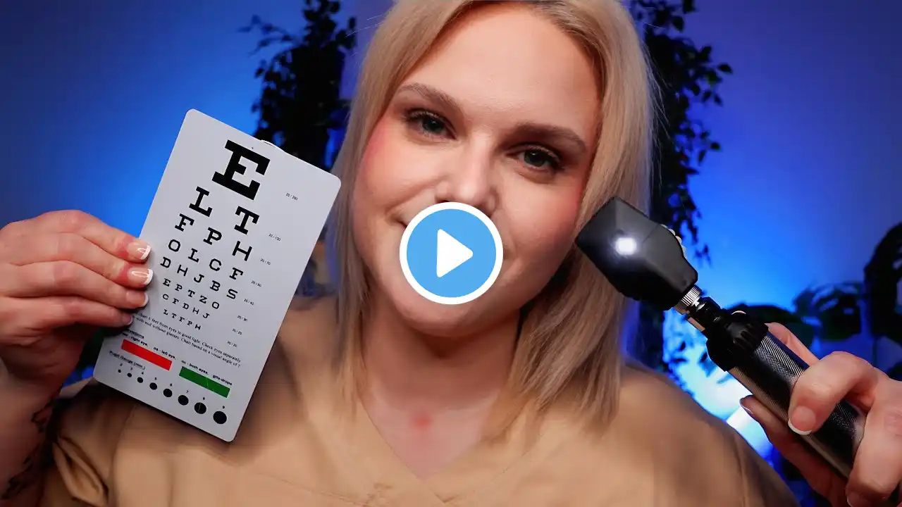 An In-Depth ASMR Eye Examination In 4K!