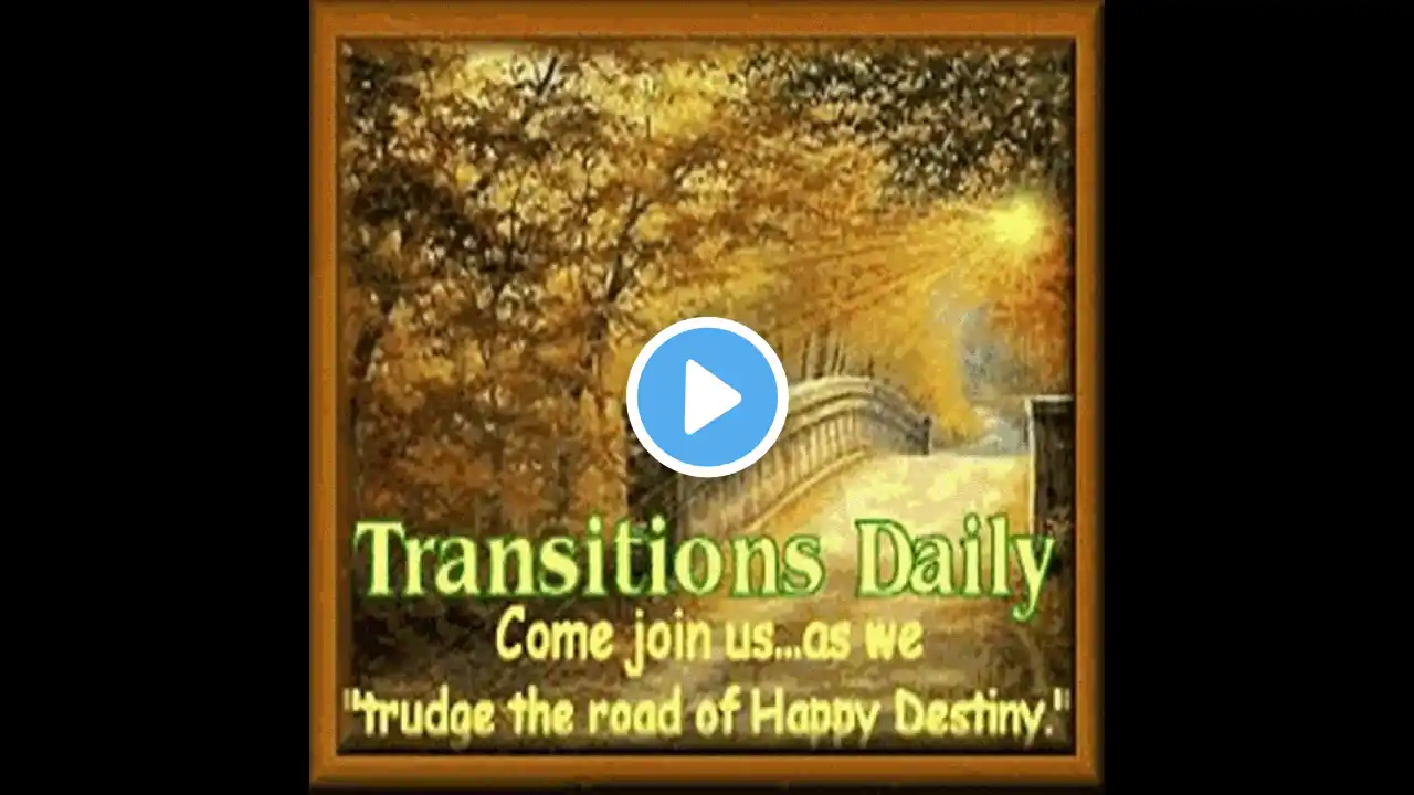 Mar 29 Housecleaning - Transitions Daily Alcoholics Anonymous Recovery Readings Podcast