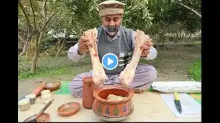 Bone Yakhni  / Beef Bone Yakhni / Village Style Yakhni  /  Winter Special Recipe By Mubarik Ali