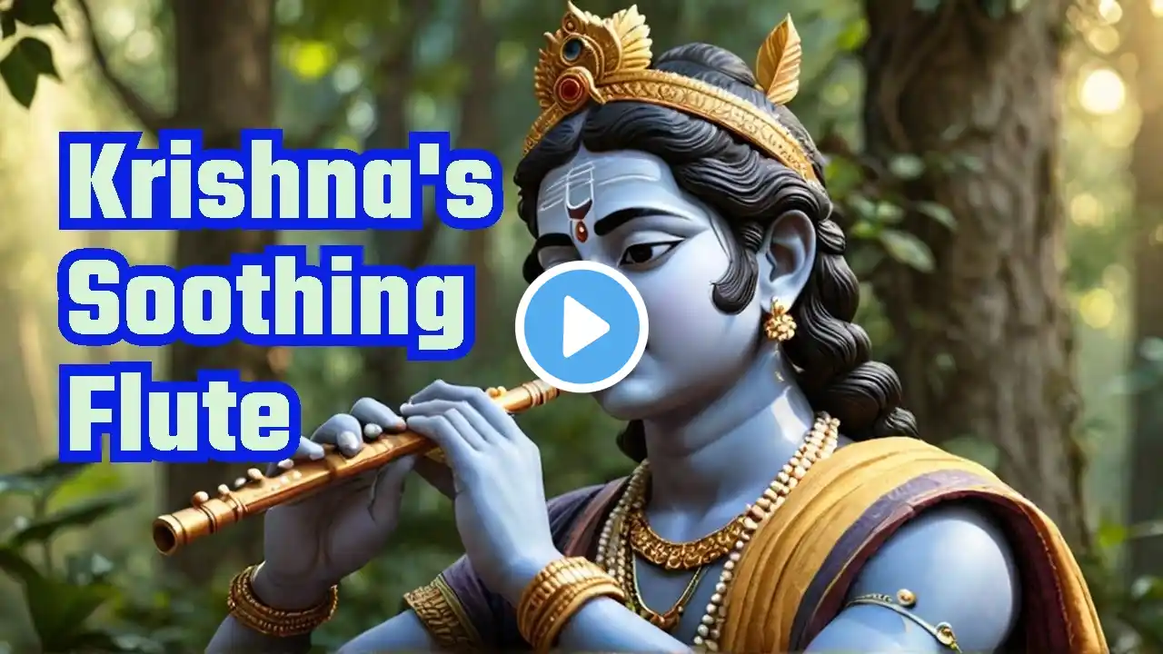 Lord Krishna Magical Flute | Stress Free, Deep Sleep Music, Meditation Music