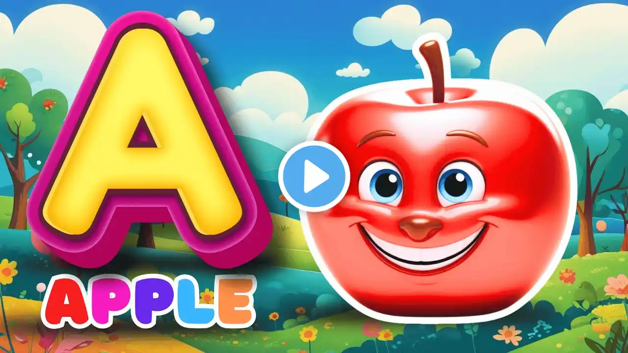 ABCD Alphabets Learning Video/ A for Apple / Toddler Learning / ABC lyrics song #abcd #kidsvideo