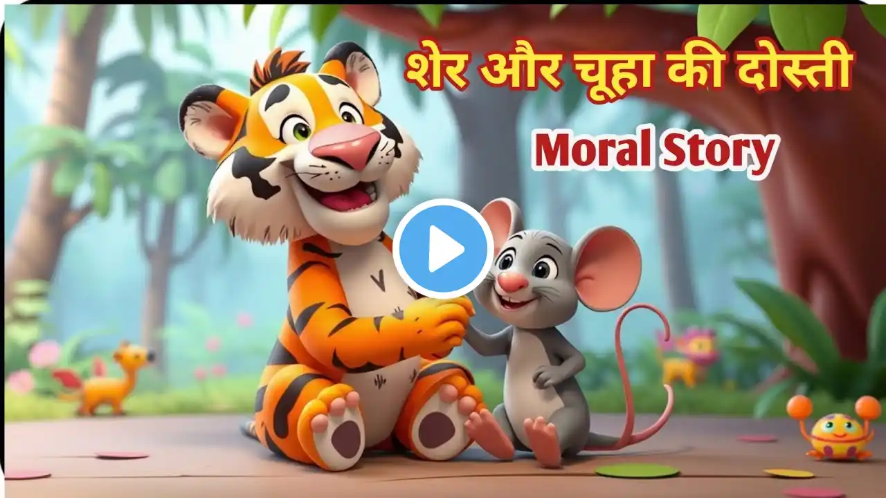 शेर और चूहा | lion & mouse in hindi | Hindi kahani | sher aur chuha | moral stories Hindi |