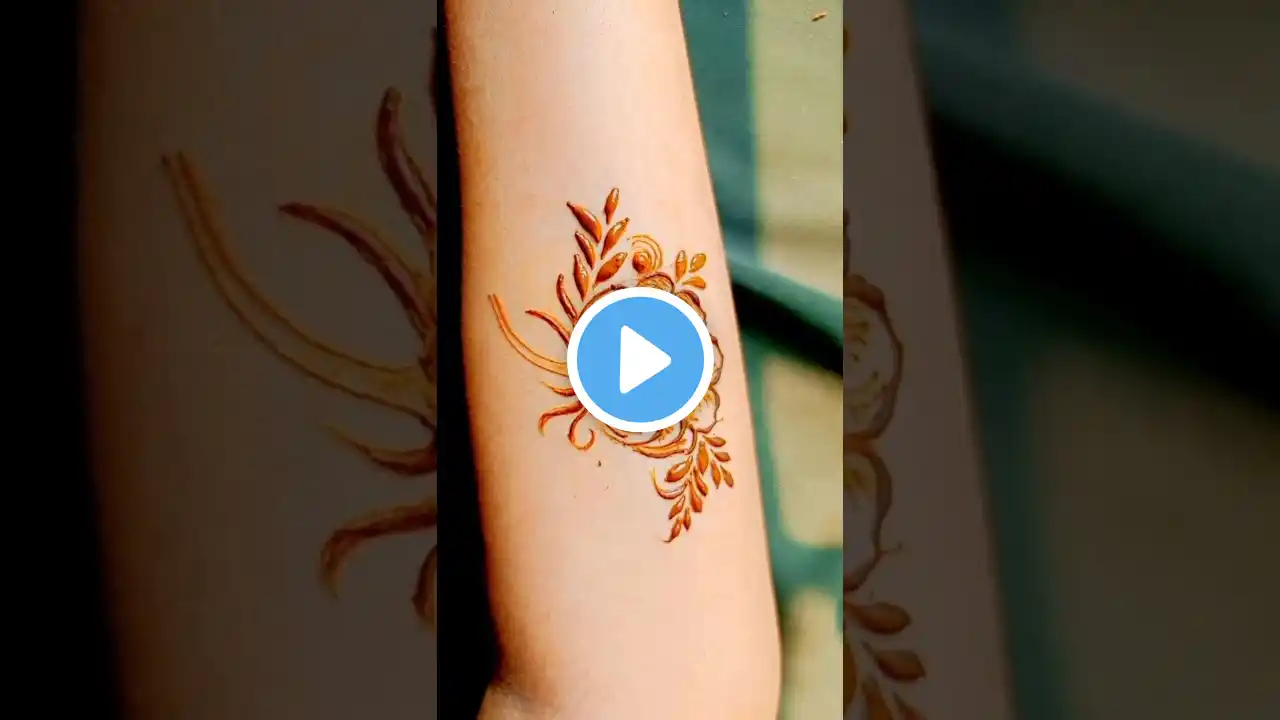 simple difference beautiful floral unique pattern Dubai mehendi।#reels #creativehenna#youtubeshorts