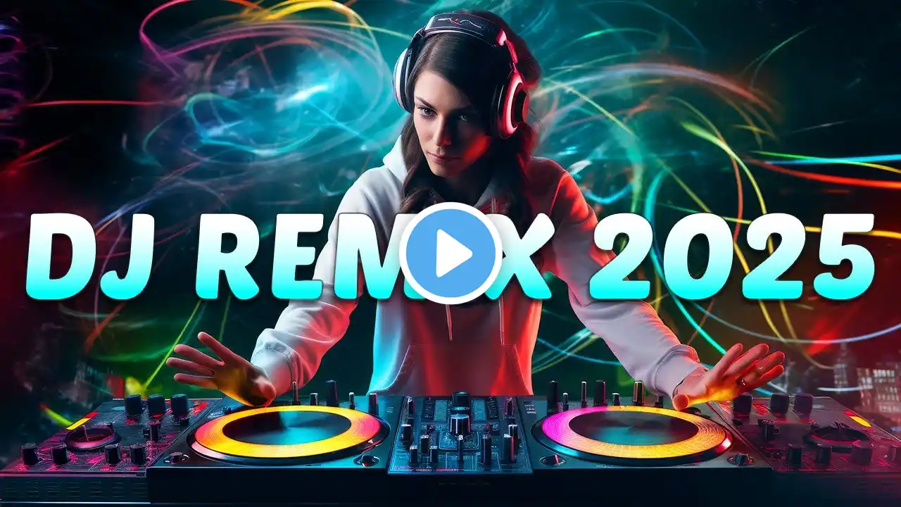 DJ REMIX 2025 - Mashups & Remixes of Popular Songs 2025 | DJ Remix Song Club Music Disco DJ Mix 2024
