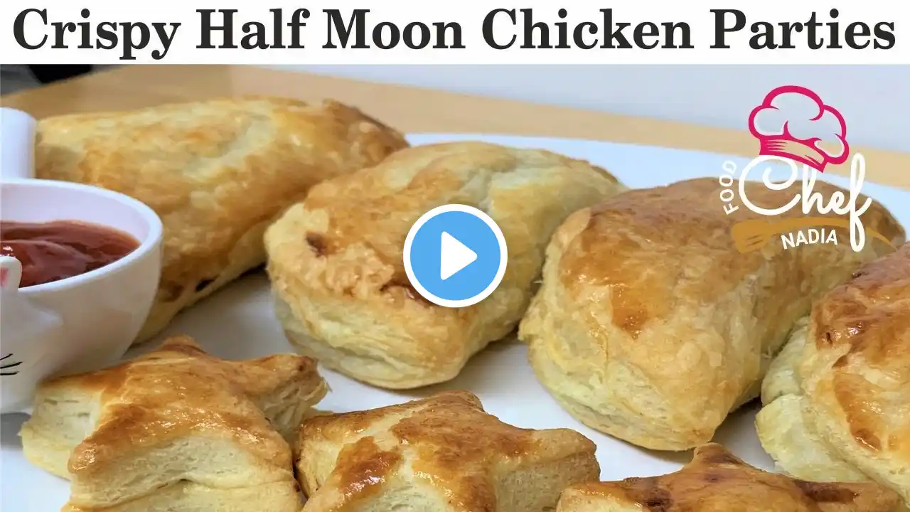 How to cook Half Moon Pies Recipe, Creamy Chicken, Fried Chicken pie Creamy Half Moon Ramadan Recipe