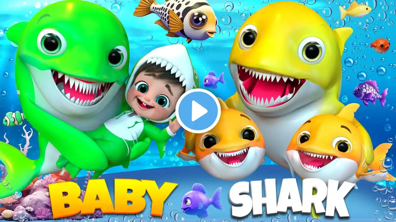 Baby Shark Jungle Adventure, Wheels on the Bus + More šš¶ Animal Dance Party! #kidssongs #cocomelon