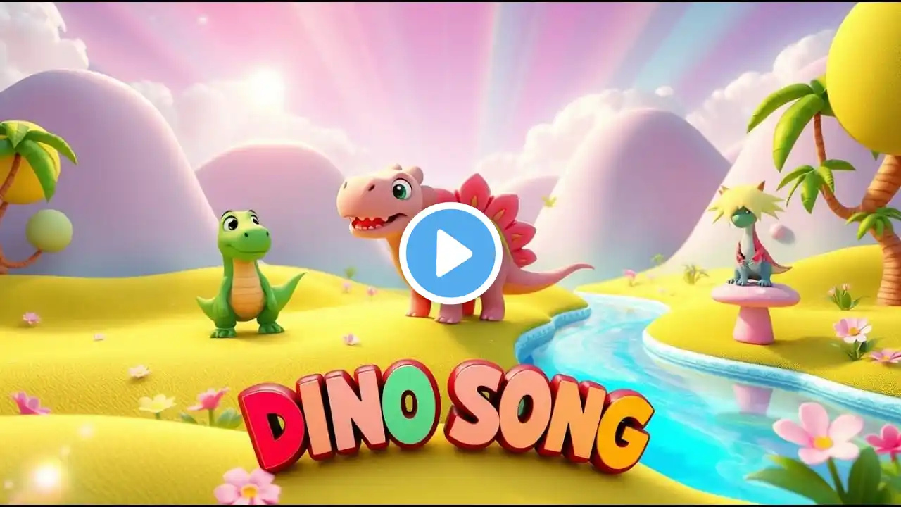 Dino Song | Dinosaur Song | Animal Friends | Nursery Rhymes | Kids Song