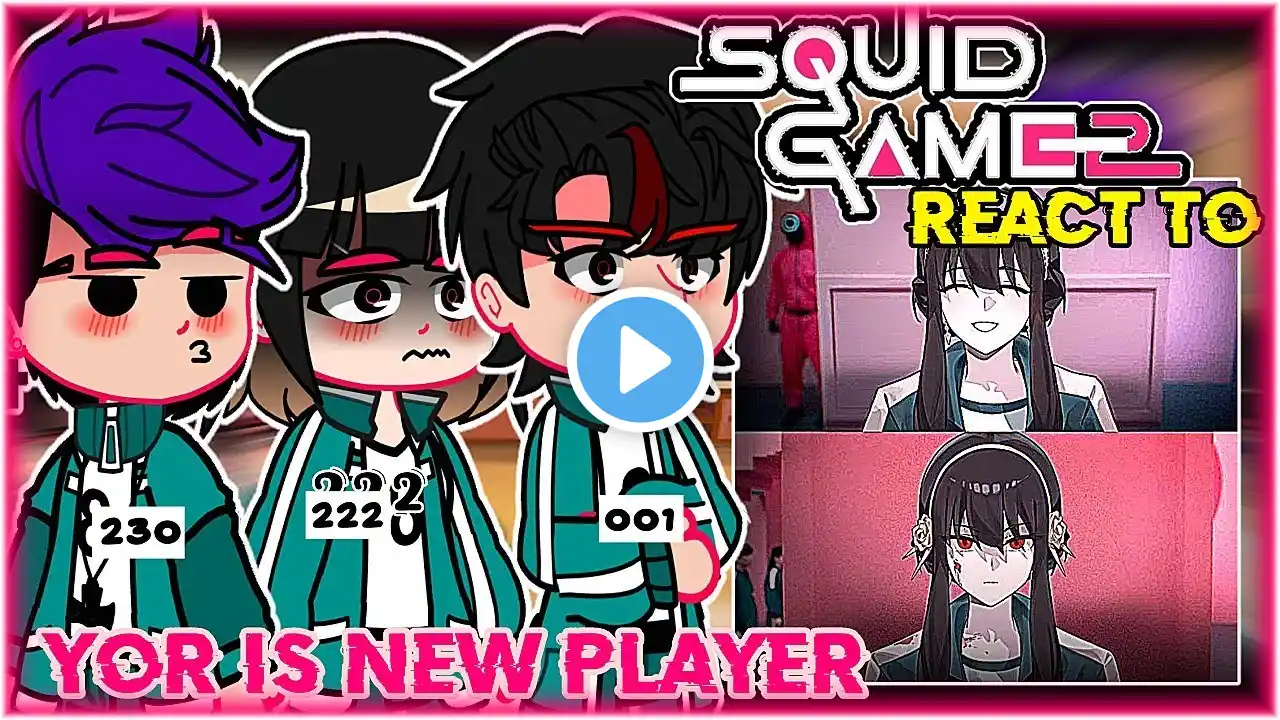 🇪🇸🇺🇸🇧🇷/ Squid Game  REACT to YOR as NEW player |SQUIDGAME 🦑💗| created by: rethwhite