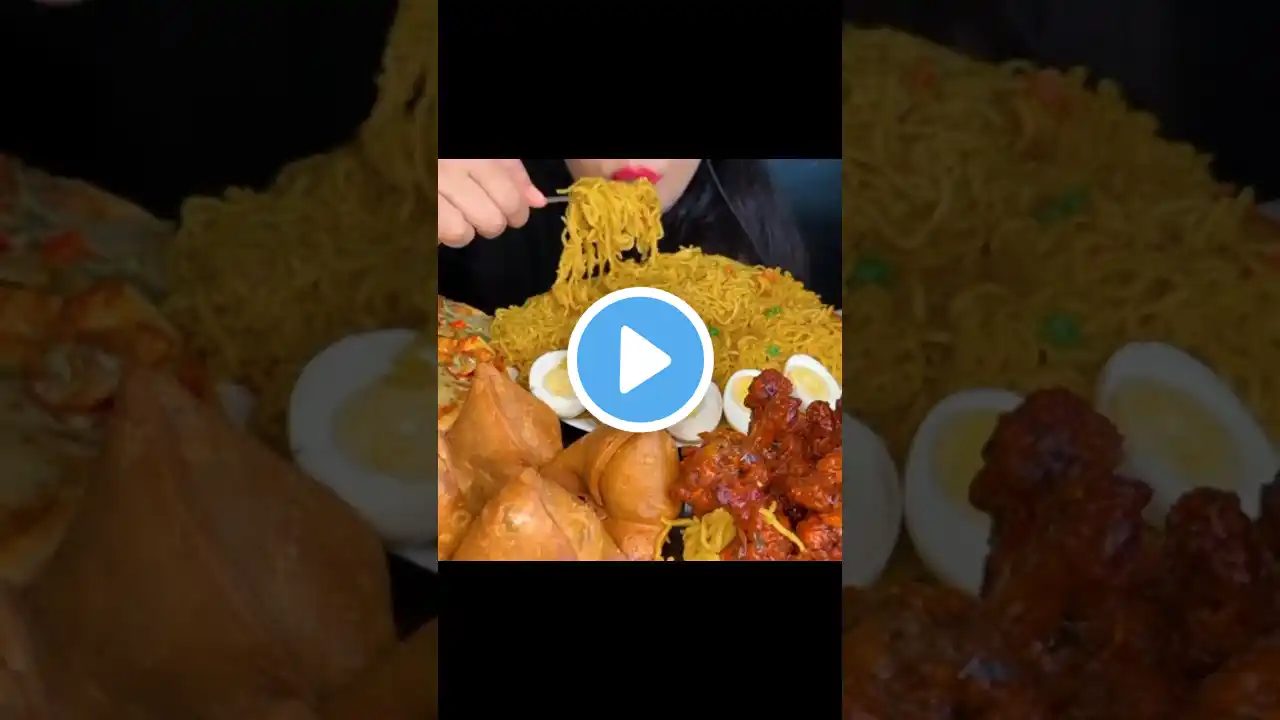 ASMR 🤤🤤MAGGI NOODLES,SAMOSA,SHAWARMA,CHICKEN LOLLIPOP,VEG PIZZA🥵🔥 FOOD VIDEOS #shorts