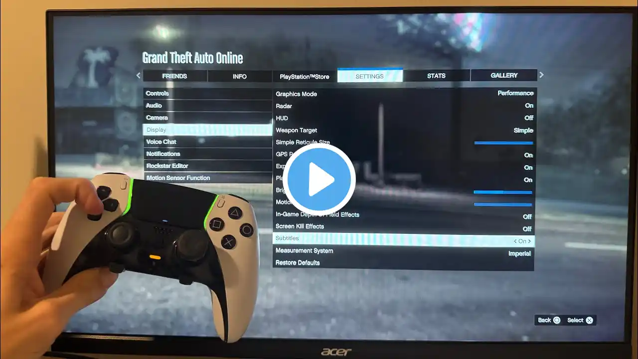 GTA 5 Online: How to Turn On/Off Subtitles & Captions Tutorial! (Easy Method) *UPDATED 2024*