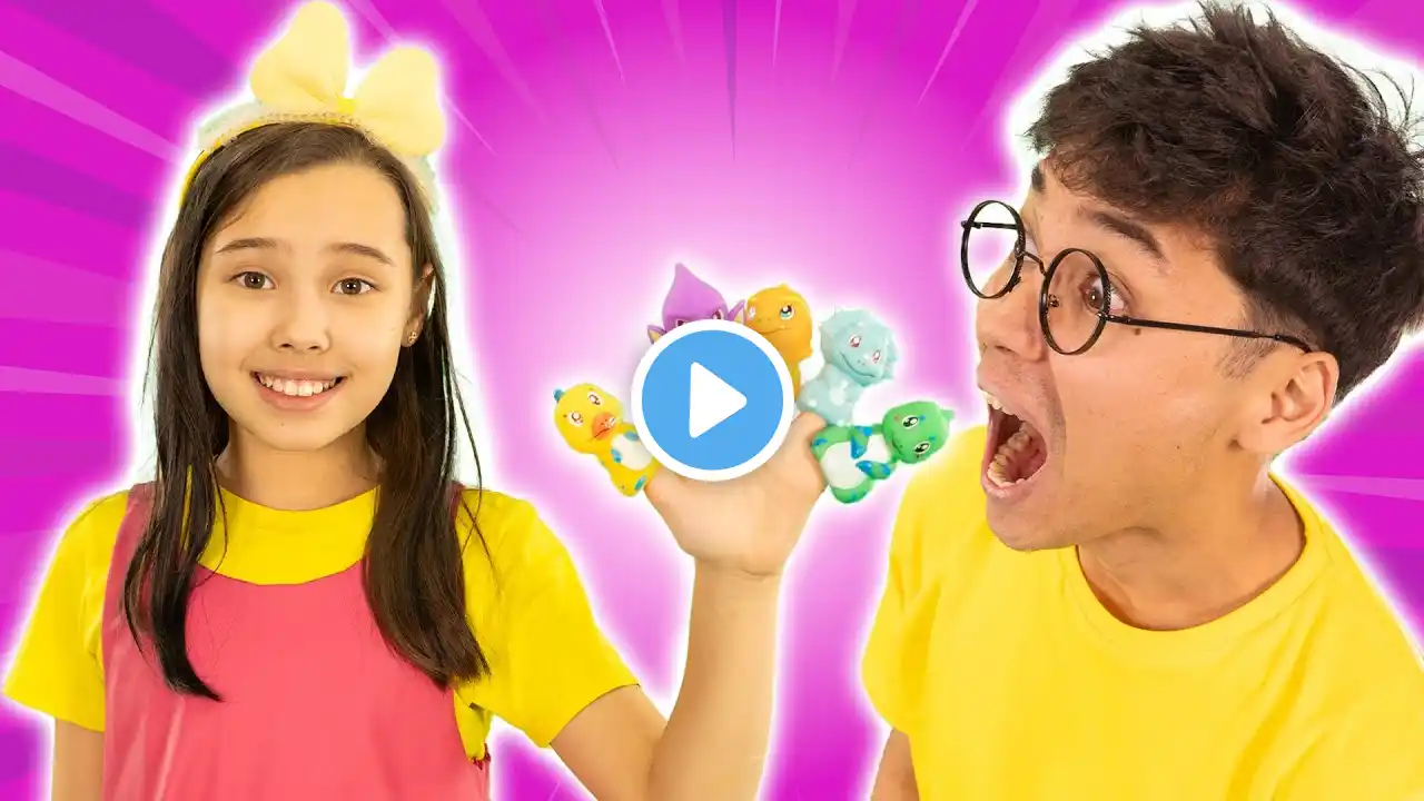 Dino Finger Family Song | Hokie Pokie Kids Videos