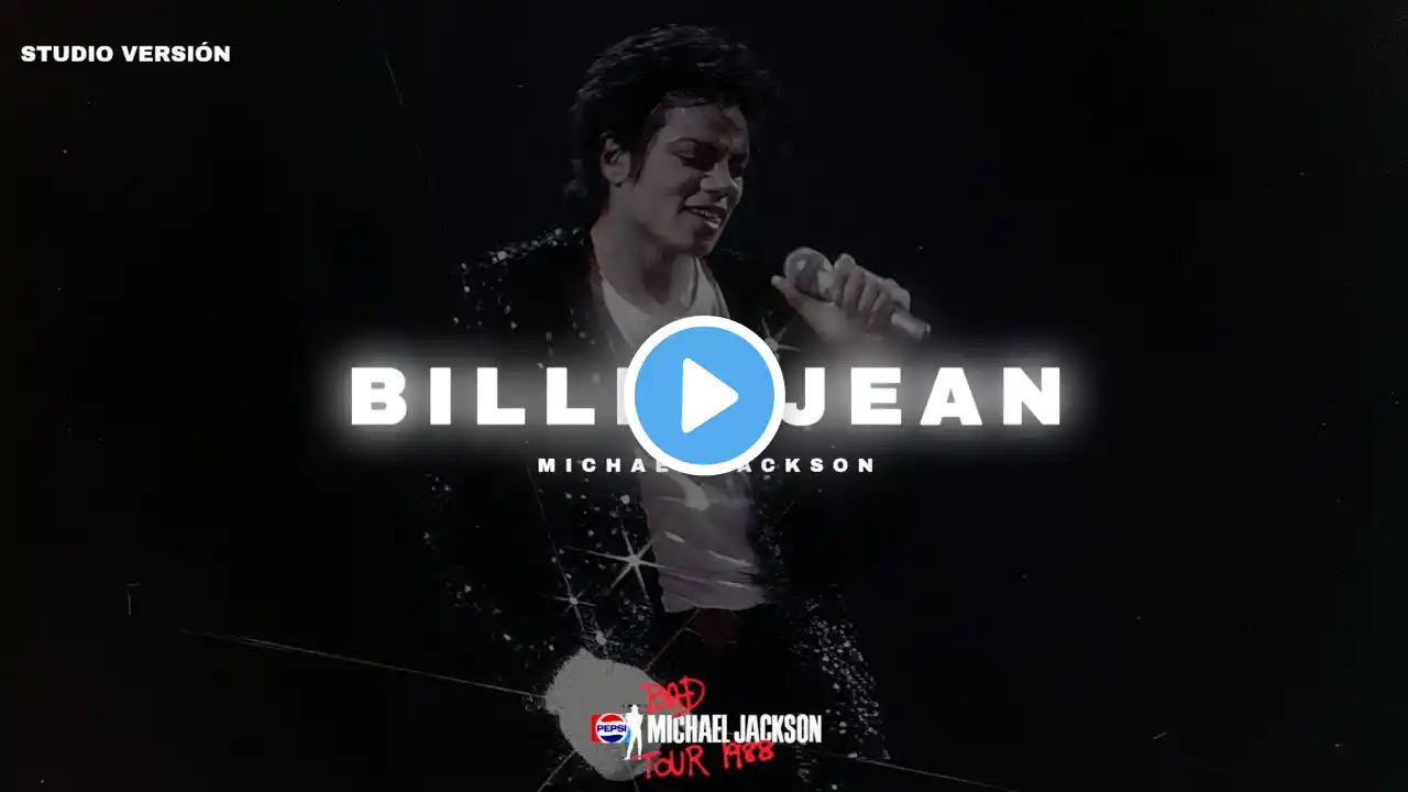 Michael Jackson- Billie Jean |Bad World Tour Studio Recreation (Instrumental) [Audio +0.75).