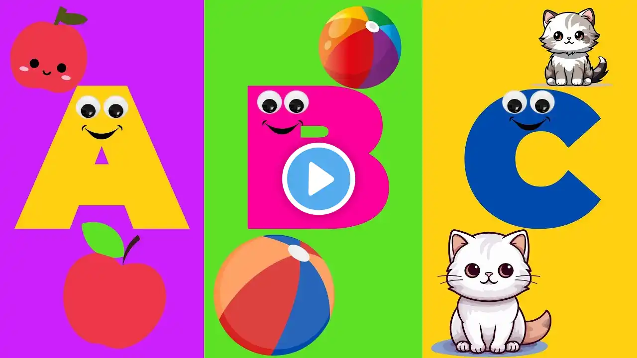 Alphabets Song For Kids | A for Apple B for Ball | ABC Song |ABC for Kids Nursery Rhymes & BabySongs