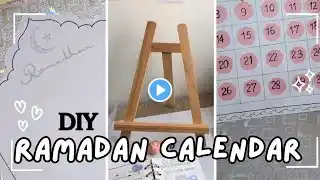 DIY: Ramadan Calendar πRamadan Decoration Ideas | Ramadan Advent Calendar | DIY Mini Easel